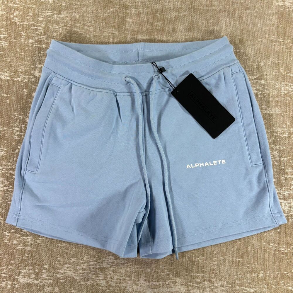 Alphalete Essential Core Shorts Light Blue Small
